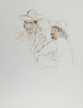 Two Men in Sombreros - II Ink | Ira Moskowitz,{{product.type}}