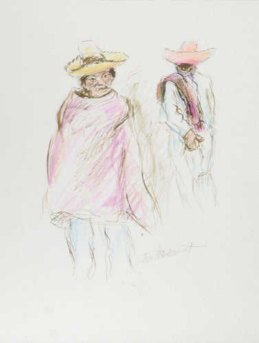 Two Men in Sombreros - III Ink | Ira Moskowitz,{{product.type}}