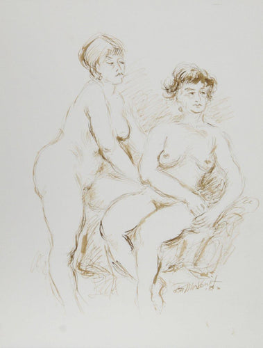 Two Nudes - II Ink | Ira Moskowitz,{{product.type}}