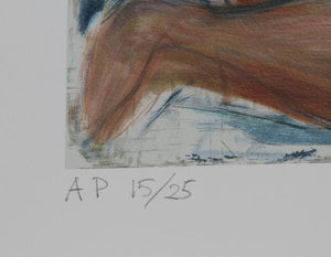 Two Nudes in the Forest Lithograph | Bob Guccione,{{product.type}}