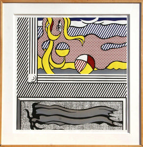 Two Paintings: Beach Ball (C.204) Woodcut | Roy Lichtenstein,{{product.type}}
