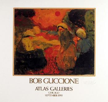 Two women at a field Poster | Bob Guccione,{{product.type}}