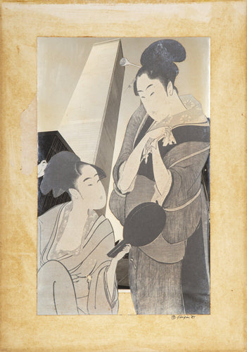 Two Women Collage | Michael Knigin,{{product.type}}