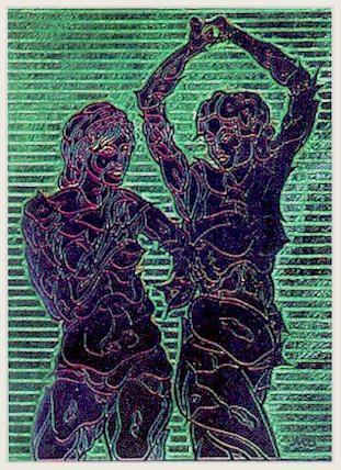 Two Women Dancers Etching | Martin Barooshian,{{product.type}}
