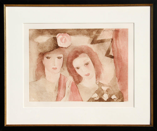 Two Women Etching | Marie Laurencin,{{product.type}}