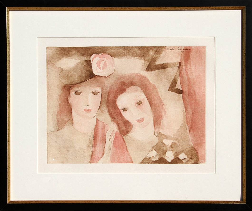 Two Women Etching | Marie Laurencin,{{product.type}}