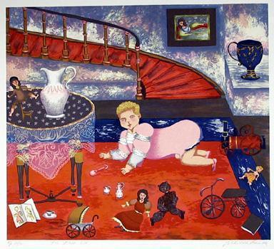 Two Years Old Lithograph | Ivel Weihmiller,{{product.type}}