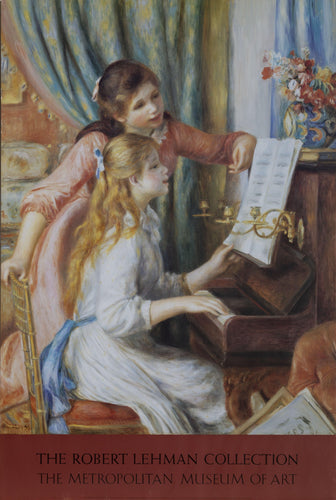 Two Young Girls at the Piano Poster | Pierre-Auguste Renoir,{{product.type}}