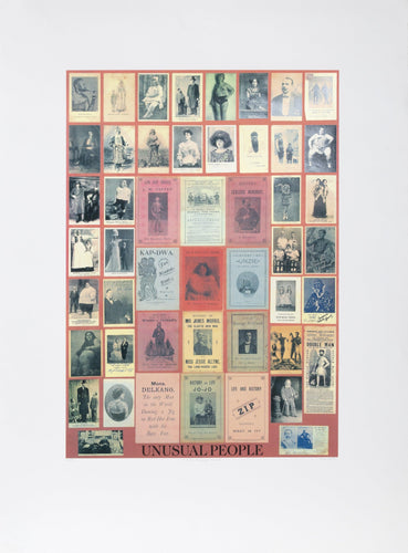 U is for Unusual People Screenprint | Peter Blake,{{product.type}}