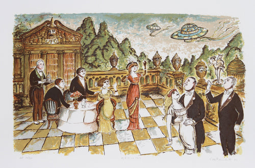 UFO ca. 1913 Lithograph | Edward M. Plunkett,{{product.type}}