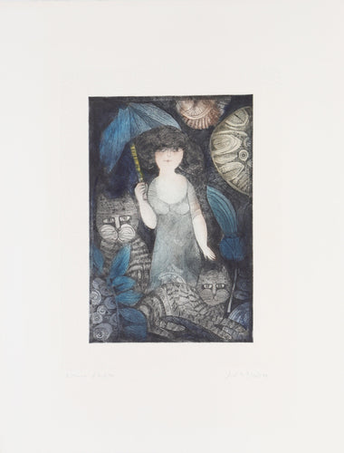 Umbrella Lithograph | Judith Bledsoe,{{product.type}}