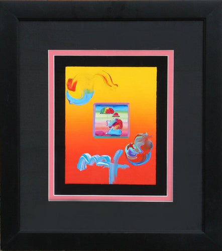 Umbrella Man Acrylic | Peter Max,{{product.type}}