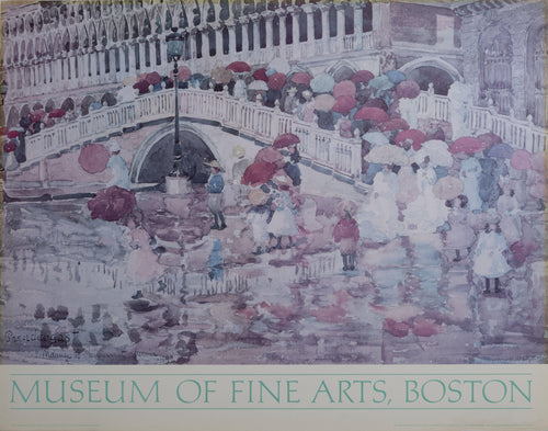 Umbrellas in the Rain Poster | Maurice Brazil Prendergast,{{product.type}}