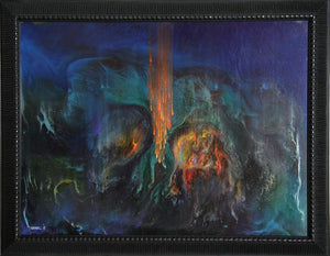 Un Fuego Magico (Variation) Oil | Leonardo Nierman,{{product.type}}