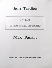 Un Lot de Joyeuses Affiches with Jean Tardieu Etching | Max Papart,{{product.type}}