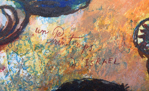 Un Printemps d'Israel Lithograph | Theo Tobiasse,{{product.type}}