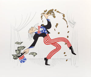 Uncle Sam Lithograph | Al Hirschfeld,{{product.type}}