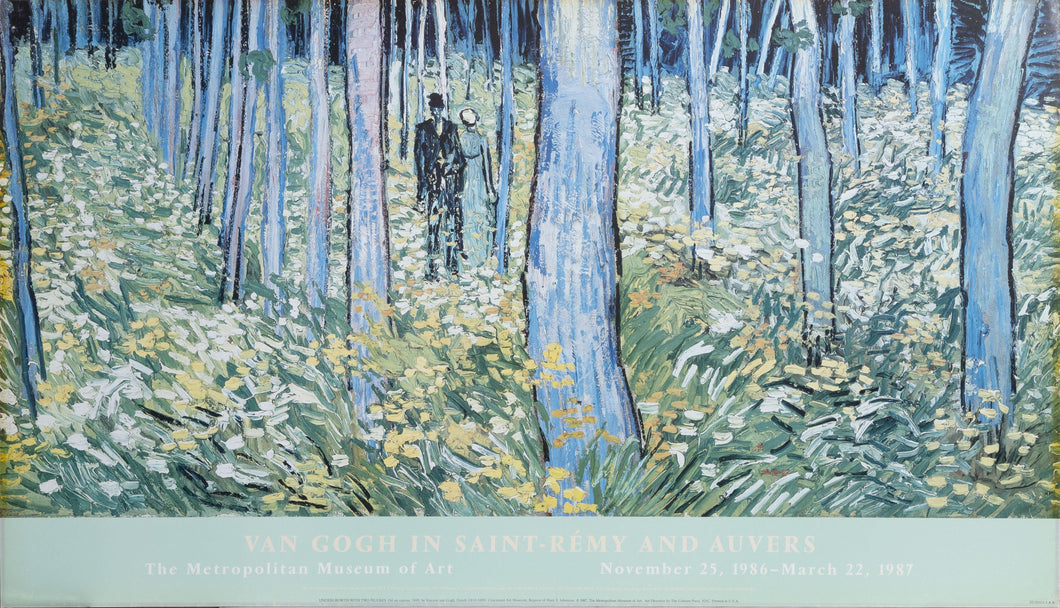 Undergrowth with Two Figures Poster | Vincent van Gogh,{{product.type}}