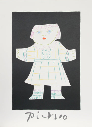 Une Poupee Decoupee Lithograph | Pablo Picasso,{{product.type}}