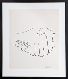 Unexpected Meetings from the Rilke Portfolio Lithograph | Ben Shahn,{{product.type}}