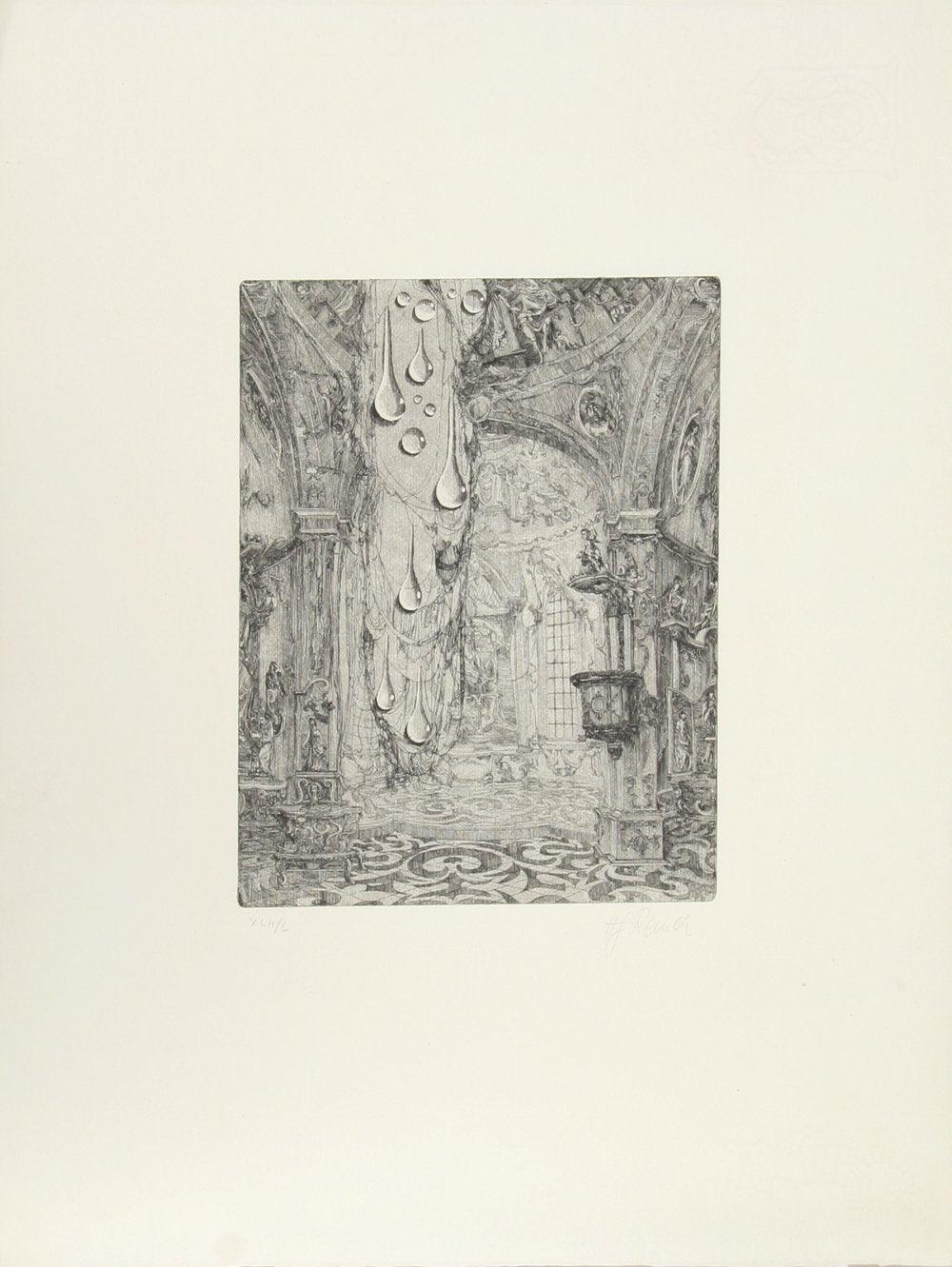 Untitled 1 Etching | Hans-Georg Rauch,{{product.type}}