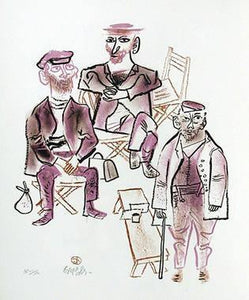 Untitled 1 from the Shtetl Portfolio Lithograph | William Gropper,{{product.type}}