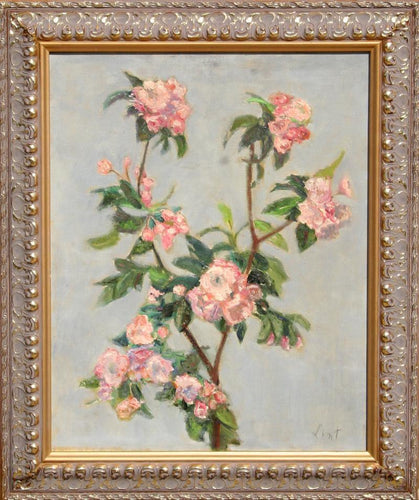 Untitled 15 - Pink Flowers Oil | Adela Smith Lintelmann,{{product.type}}