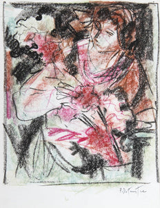 Untitled 2 (Woman with Flower) Pastel | Pierre E. Duteurtre,{{product.type}}