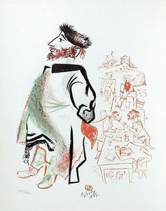 Untitled 4 from the Shtetl Portfolio Lithograph | William Gropper,{{product.type}}