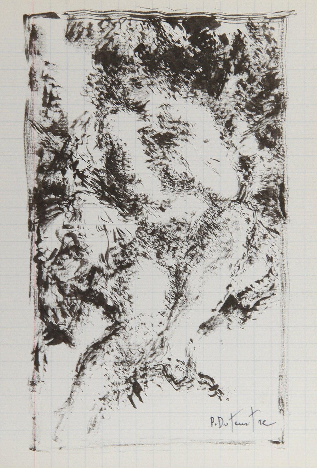 Untitled 4 (Nude) Ink | Pierre E. Duteurtre,{{product.type}}