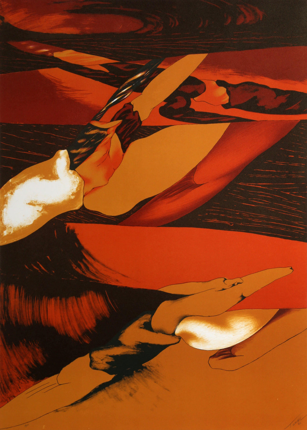 Untitled 6 Lithograph | Mario Toral Muñoz,{{product.type}}