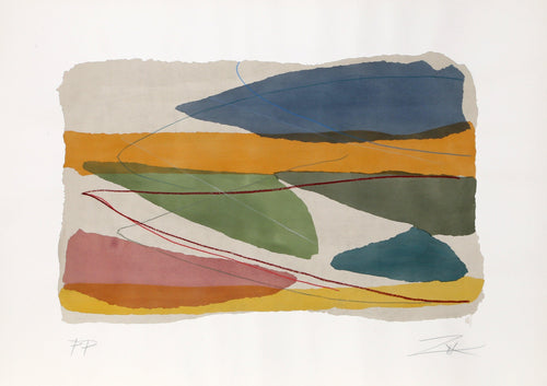 Untitled 8 Etching | Larry Zox,{{product.type}}