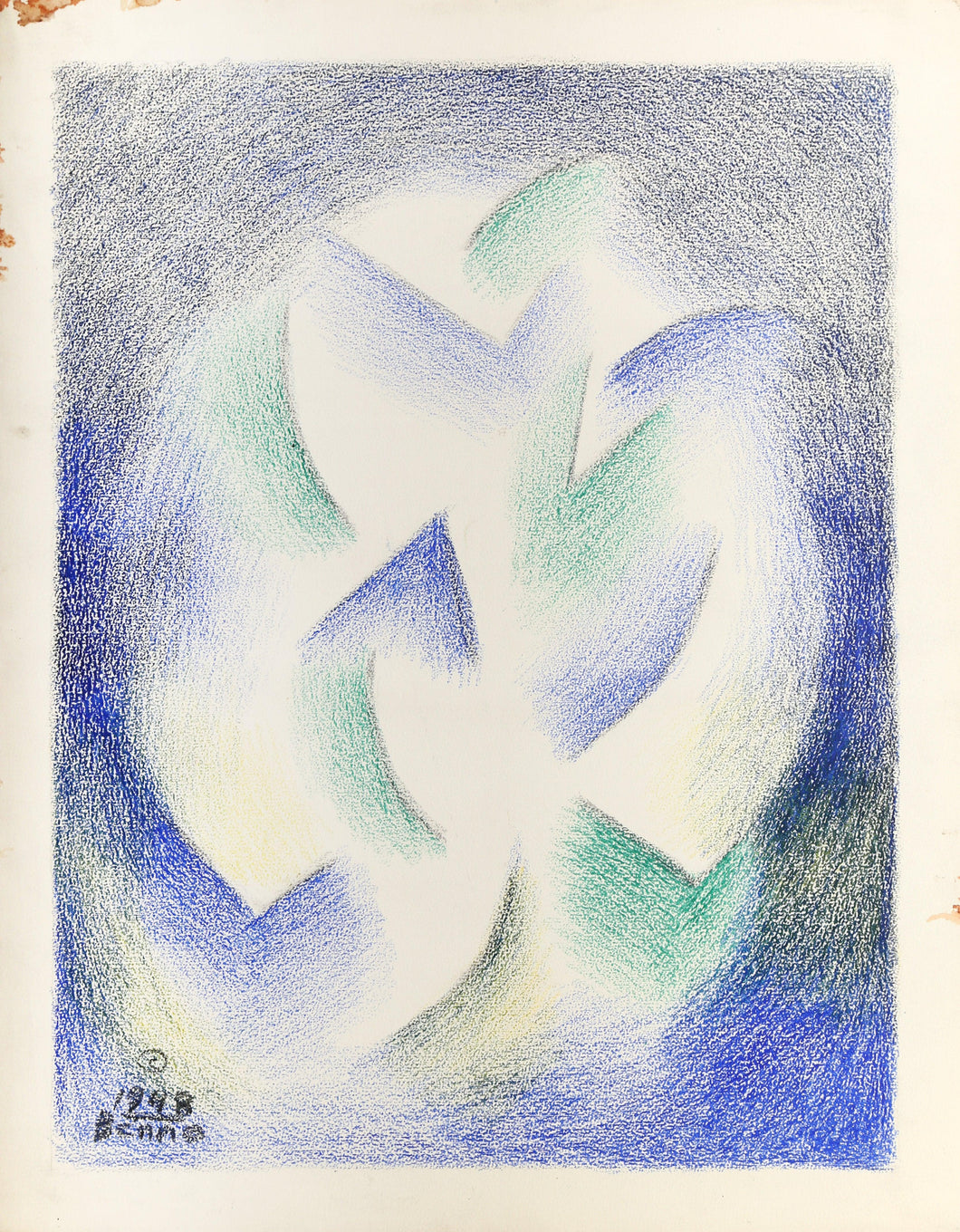 Untitled Abstract Crayon | Benjamin Benno,{{product.type}}