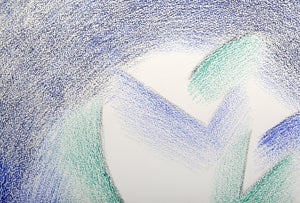 Untitled Abstract Crayon | Benjamin Benno,{{product.type}}