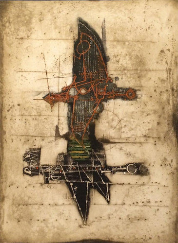 Untitled - Abstract Form Etching | Johnny Friedlaender,{{product.type}}