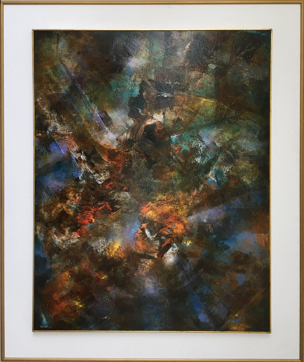 Untitled - Abstract Oil | Leonardo Nierman,{{product.type}}