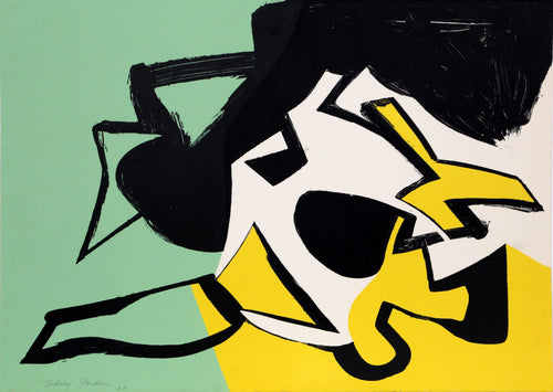 Untitled - Abstraction Lithograph | Sidney Gordin,{{product.type}}