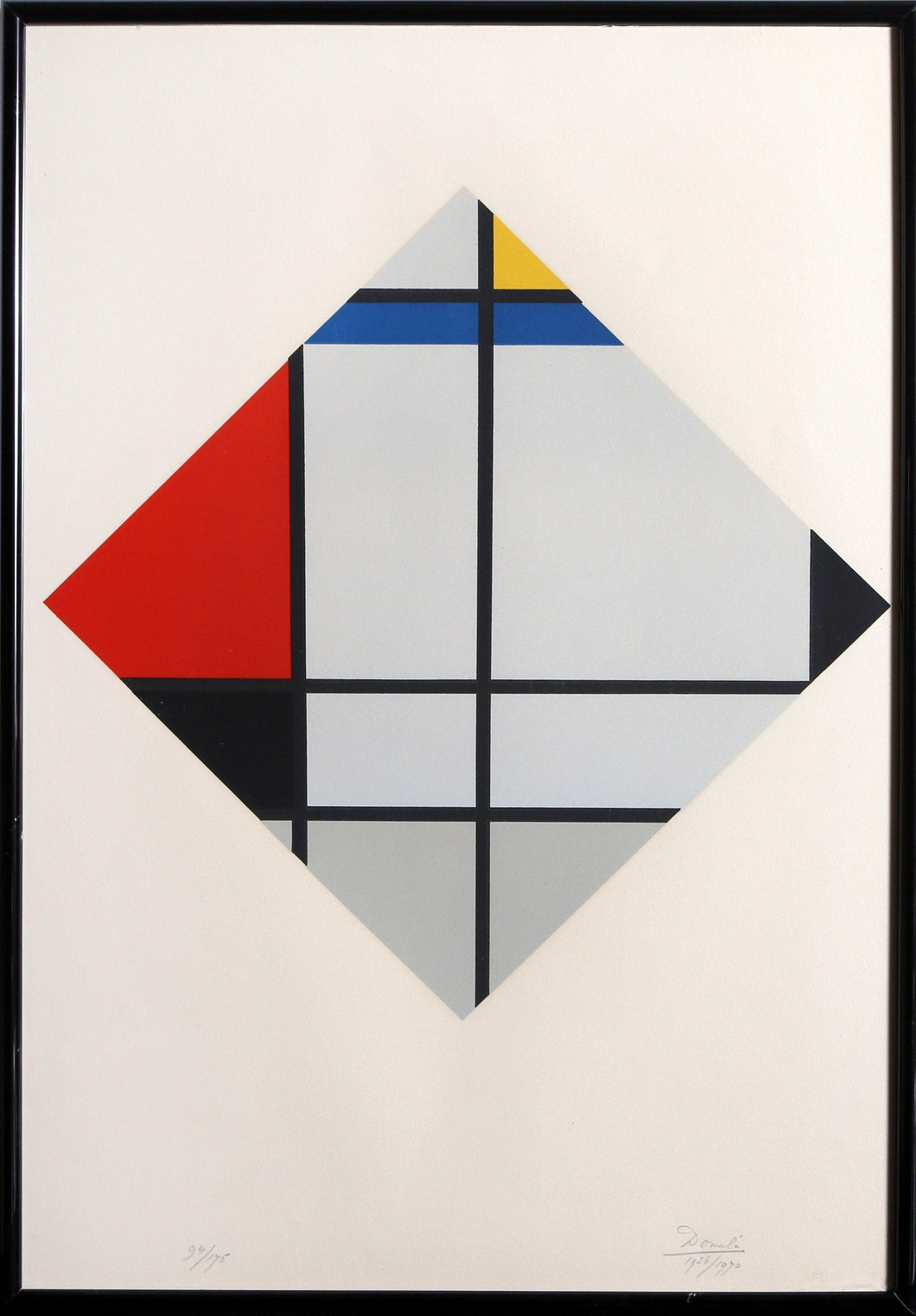 Untitled (after Piet Mondrian) Screenprint | Cesar Domela,{{product.type}}