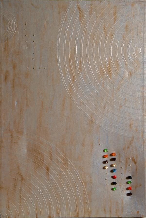 Untitled - Beads with Targets Mixed Media | Max Epstein,{{product.type}}