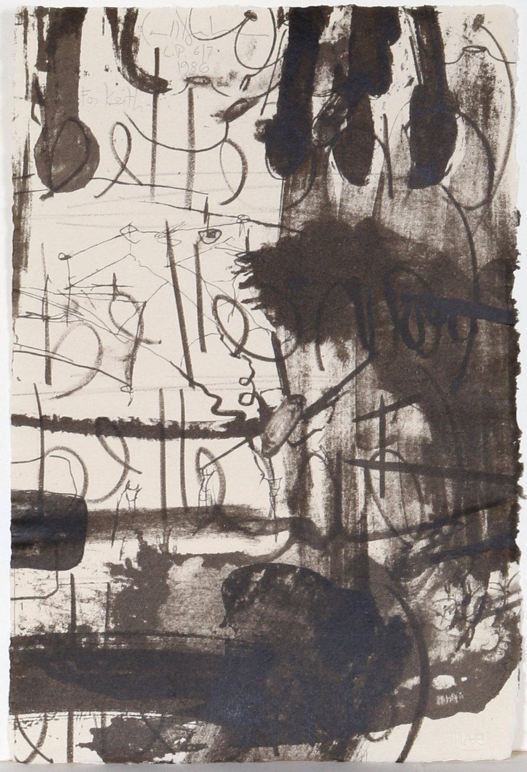 Untitled - Belle I Lithograph | Carroll Dunham,{{product.type}}