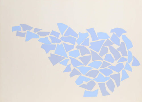 Untitled - Blue Screenprint | Robert Goodnough,{{product.type}}