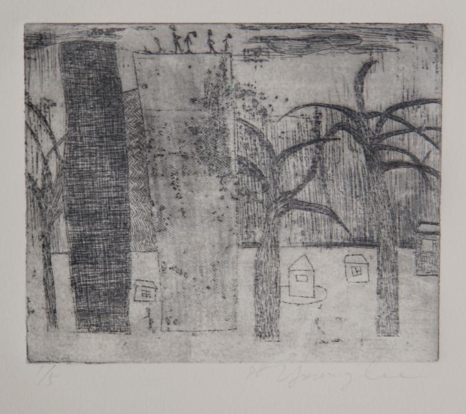 Untitled - Builders Etching | Young Lee,{{product.type}}