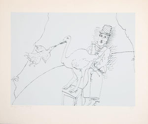 Untitled - Circus Performer Lithograph | Benjamin Levy,{{product.type}}