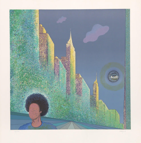 Untitled - City Lithograph | Fernando Verdugo,{{product.type}}