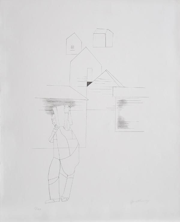 Untitled - Delivery Lithograph | Robert Gwathmey,{{product.type}}