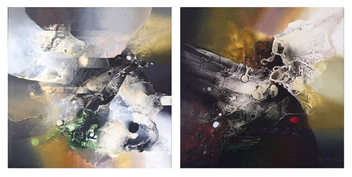 Untitled - Diptych etching | Pan Qi-Qun,{{product.type}}