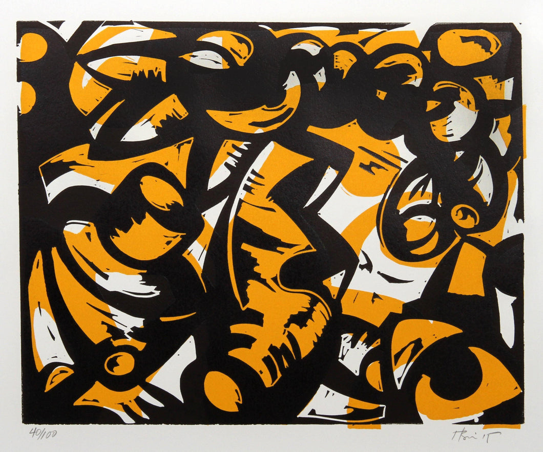 Untitled - E Woodcut | Charlie Hewitt,{{product.type}}