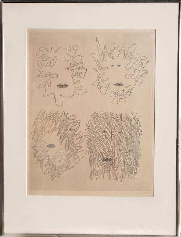 Untitled Etching | Victor Brauner,{{product.type}}