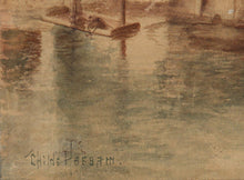 Untitled - European Canal Watercolor | Unknown Artist,{{product.type}}
