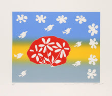 Untitled - Flowers and Birds Etching | Mireille Kramer,{{product.type}}